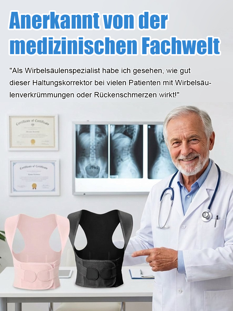 Medizinischer professioneller Korrekturgürtel: Einteiliges unsichtbares Stützkorsett für die Taille