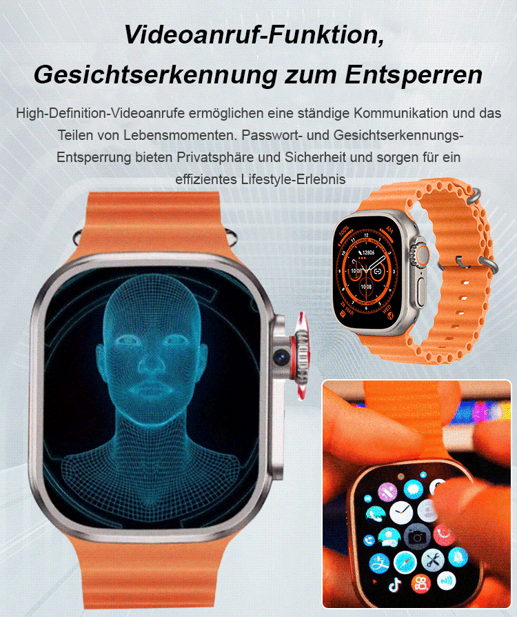 Bluetooth-Blutzucker-Smartwatch anrufen