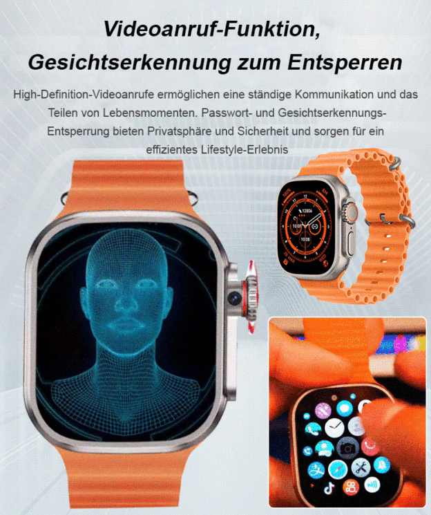 Bluetooth-Blutzucker-Smartwatch anrufen