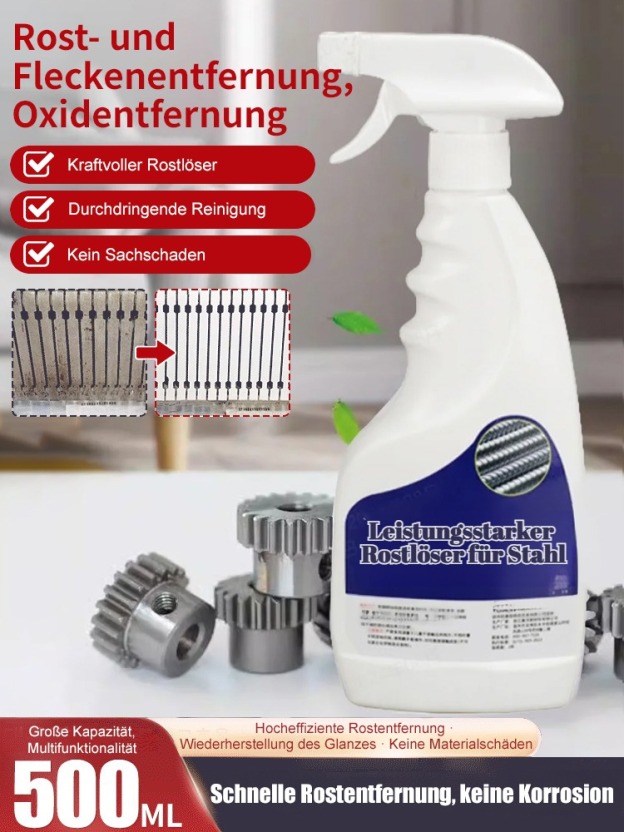 【Rapid Rust Remover】Powerful Steel Rust Remover