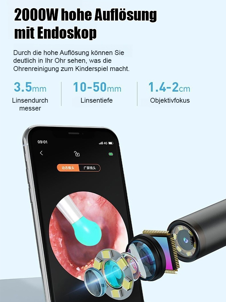 HD Wifi-Visual-Ohrlöffel