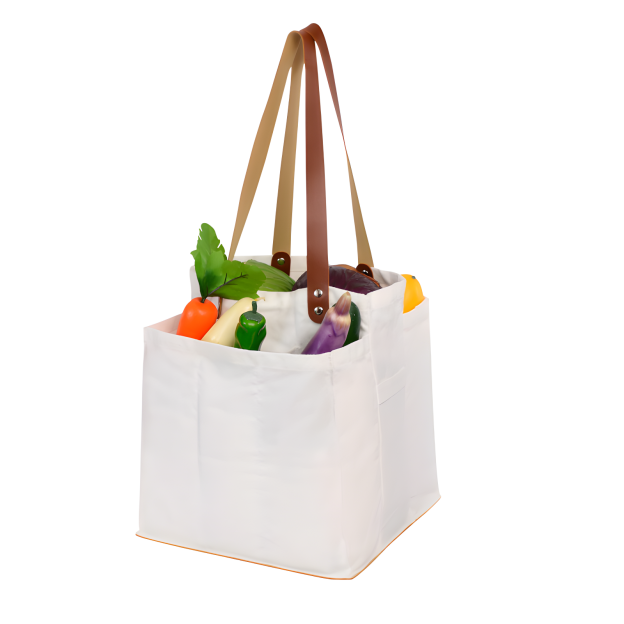 Umweltfreundliche Einkaufstasche große Kapazität Supermarkt Canvas Einkaufstasche multifunktionale A