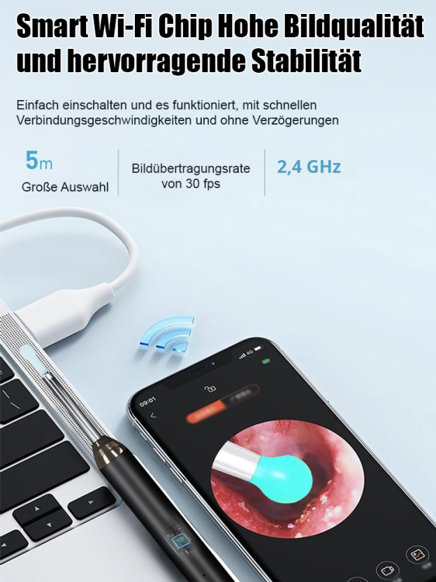 HD Wifi-Visual-Ohrlöffel