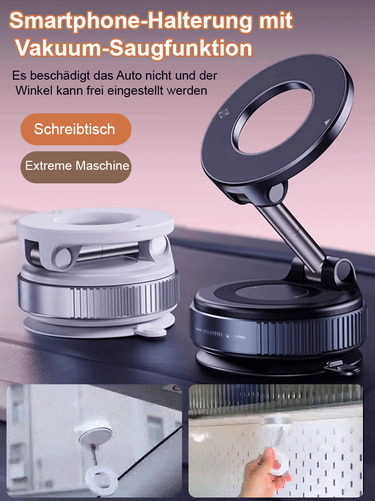 [Stabiler Saugnapfboden]Variabel klappbarer Magnetständer