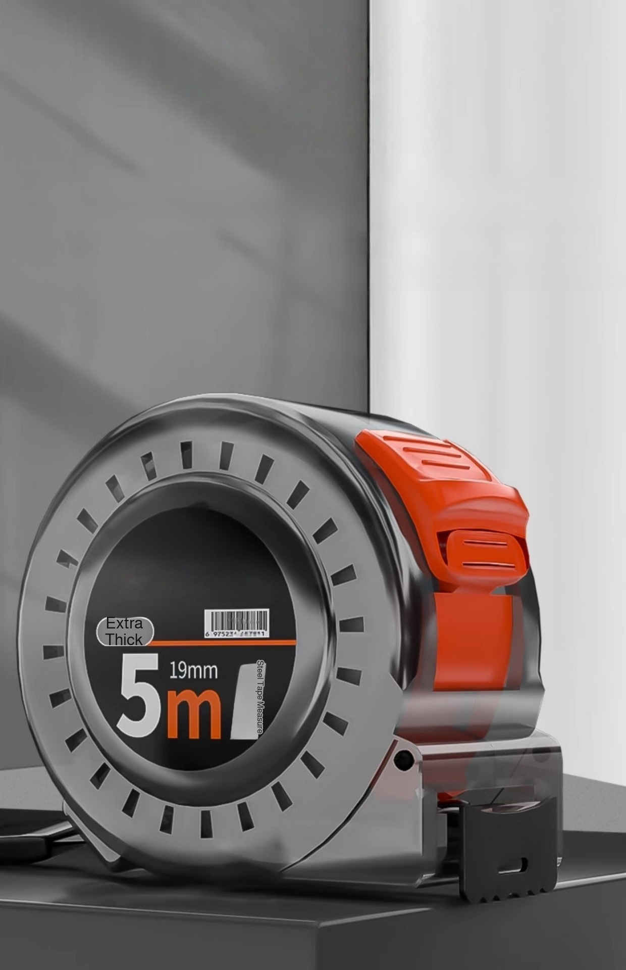 Verdicktes Edelstahl-Lineal mit DropProof Geh&auml;use