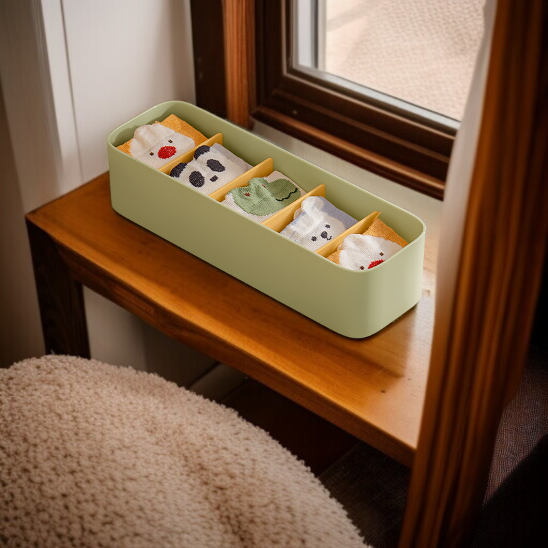 Entnehmbare Boxen für platzsparende Aufbewahrung