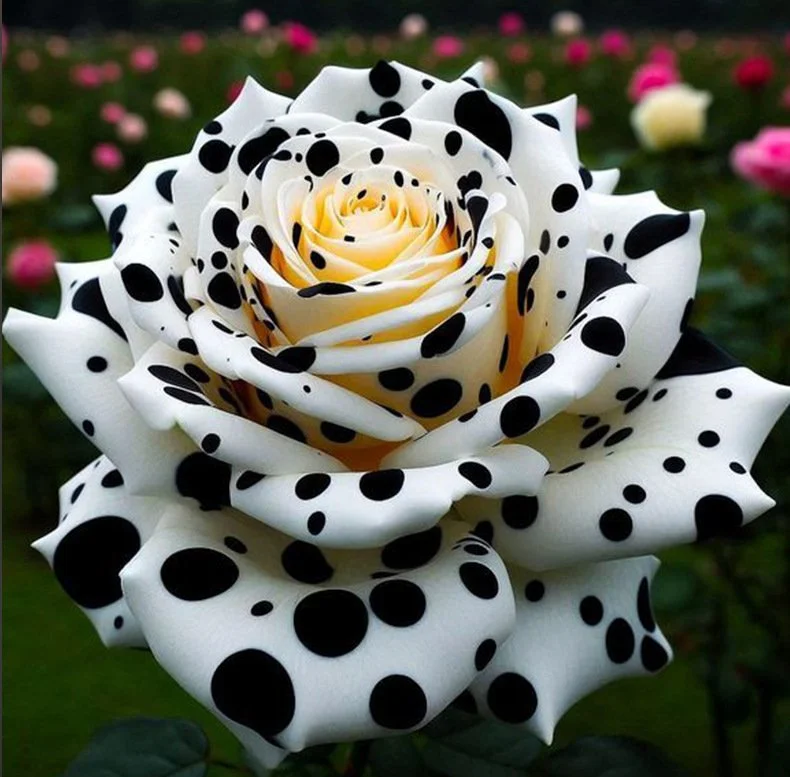 Mehrköpfige gefleckte Rosenart