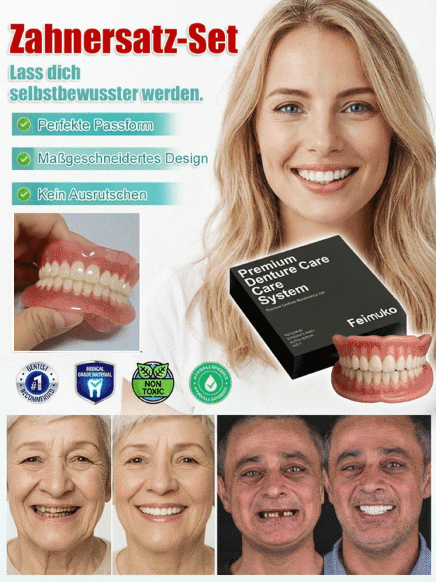 [Perfektes Lächeln in 1 Sekunde] Unsichtbare Silikon-Veneers – Täuschend echt
