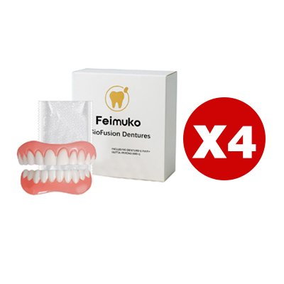 Natürliches Lächeln Komfort-Zahnset