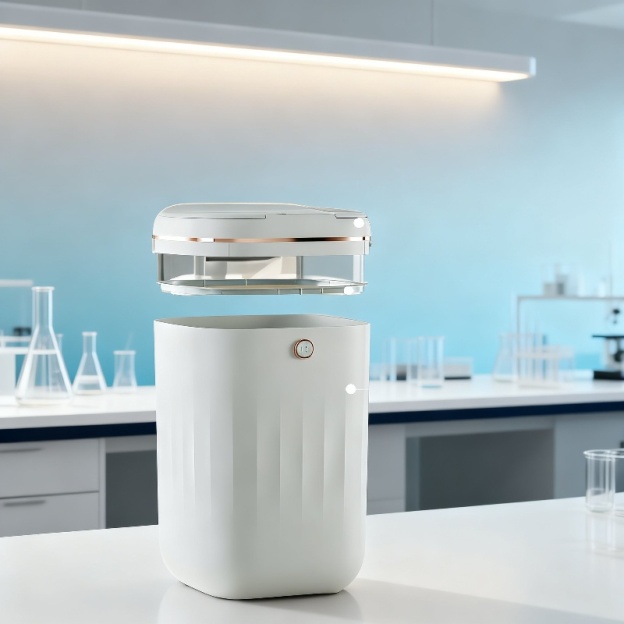 Leichter, luxuriöser, intelligenter Induktions-Mülleimer, großer automatischer Mülleimer, wasserdich