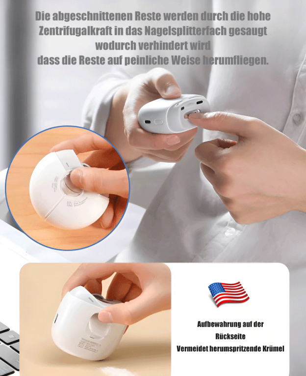 【Amerikanische Präzision】Elektrischer Nagelknipser