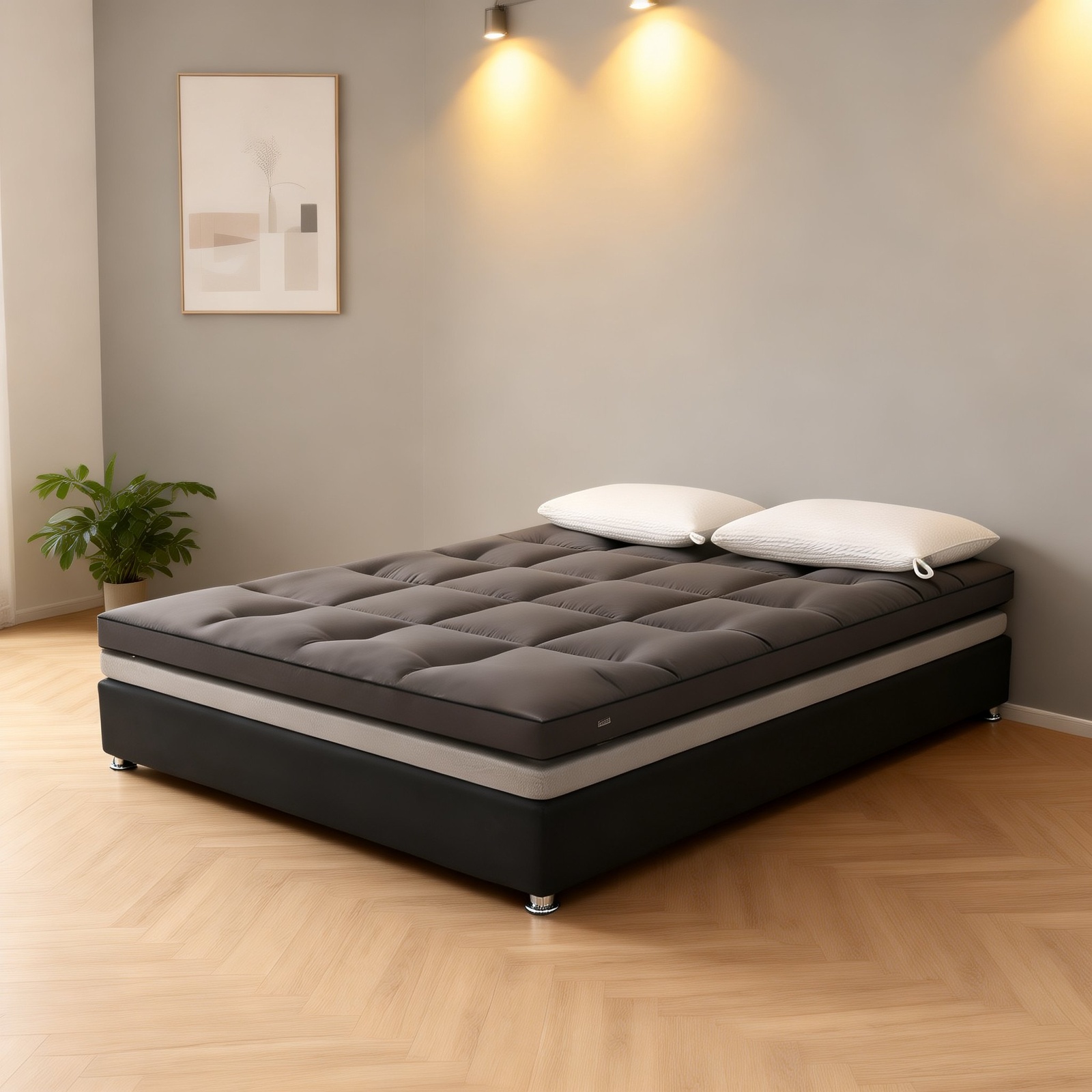 Verdickte 10 cm Federsamt weiche Matratze Sommer faltbares Studentenwohnheim Einzel-Tatami-Bettmatra