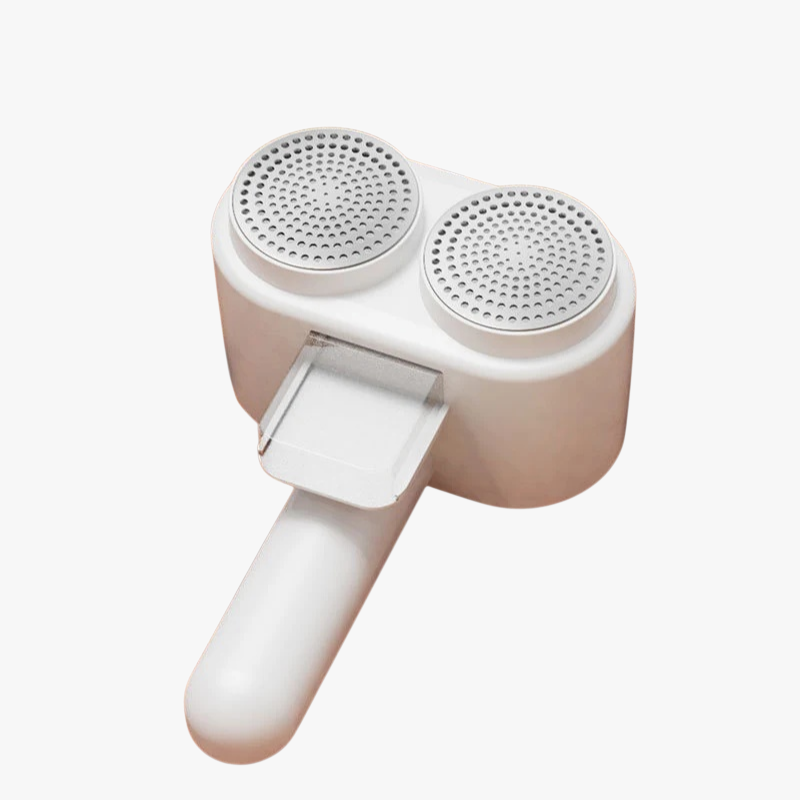 Haarklopfer & Haarballenentferner mit Saugfunktion, ergonomisch, Staubbox abnehmbar