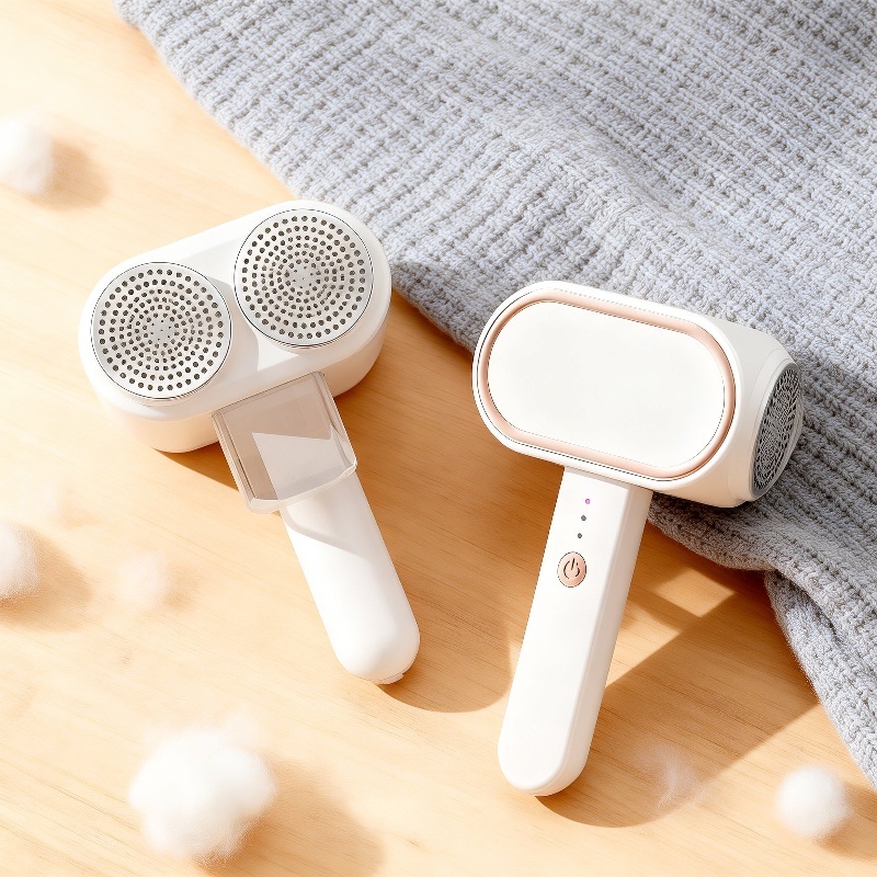 Haarklopfer & Haarballenentferner mit Saugfunktion, ergonomisch, Staubbox abnehmbar