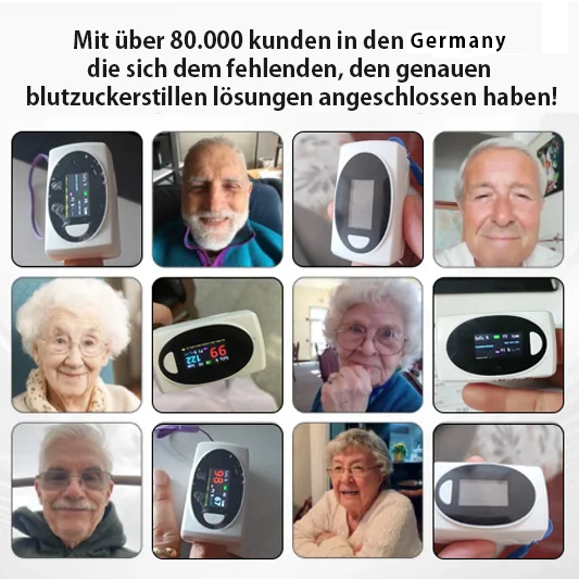【Kein Stechen, Genauigkeit 99%】Fortschrittliches Blutzuckermessgerät