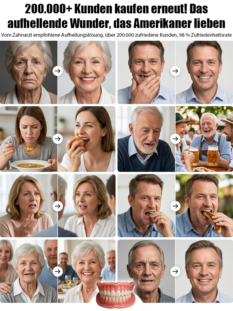 【200.000 Rückkäufe】Zahnkosmetik-Set