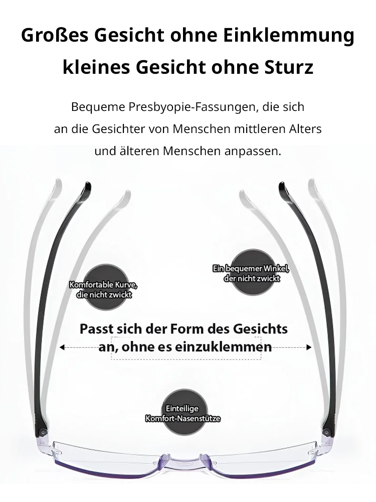 Intelligente Zoom-Anti-Blaulicht-Lesebrille