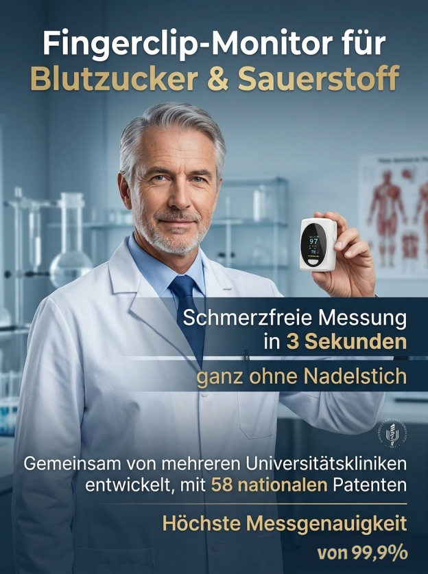 【Kein Stechen, Genauigkeit 99%】Fortschrittliches Blutzuckermessgerät