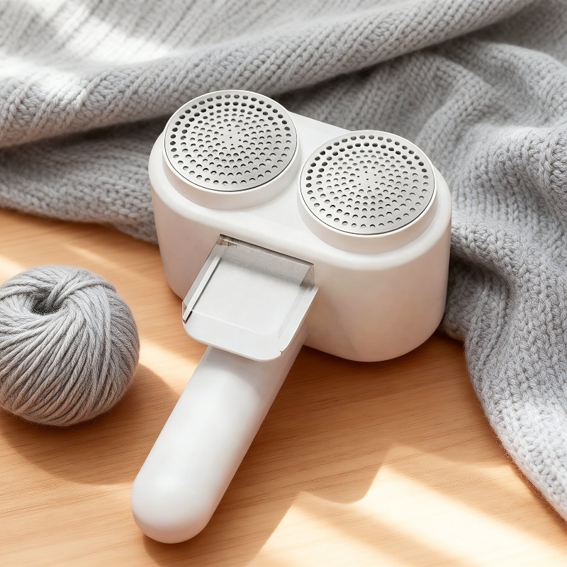 Haarklopfer & Haarballenentferner mit Saugfunktion, ergonomisch, Staubbox abnehmbar