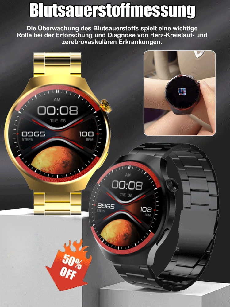 WATCH4PRO Raumforschung Rundbildschirm Smartwatch