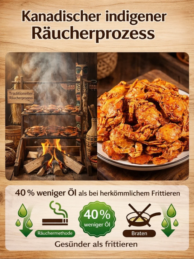 Ausgewählte, knusprige kleine Meereskrabben