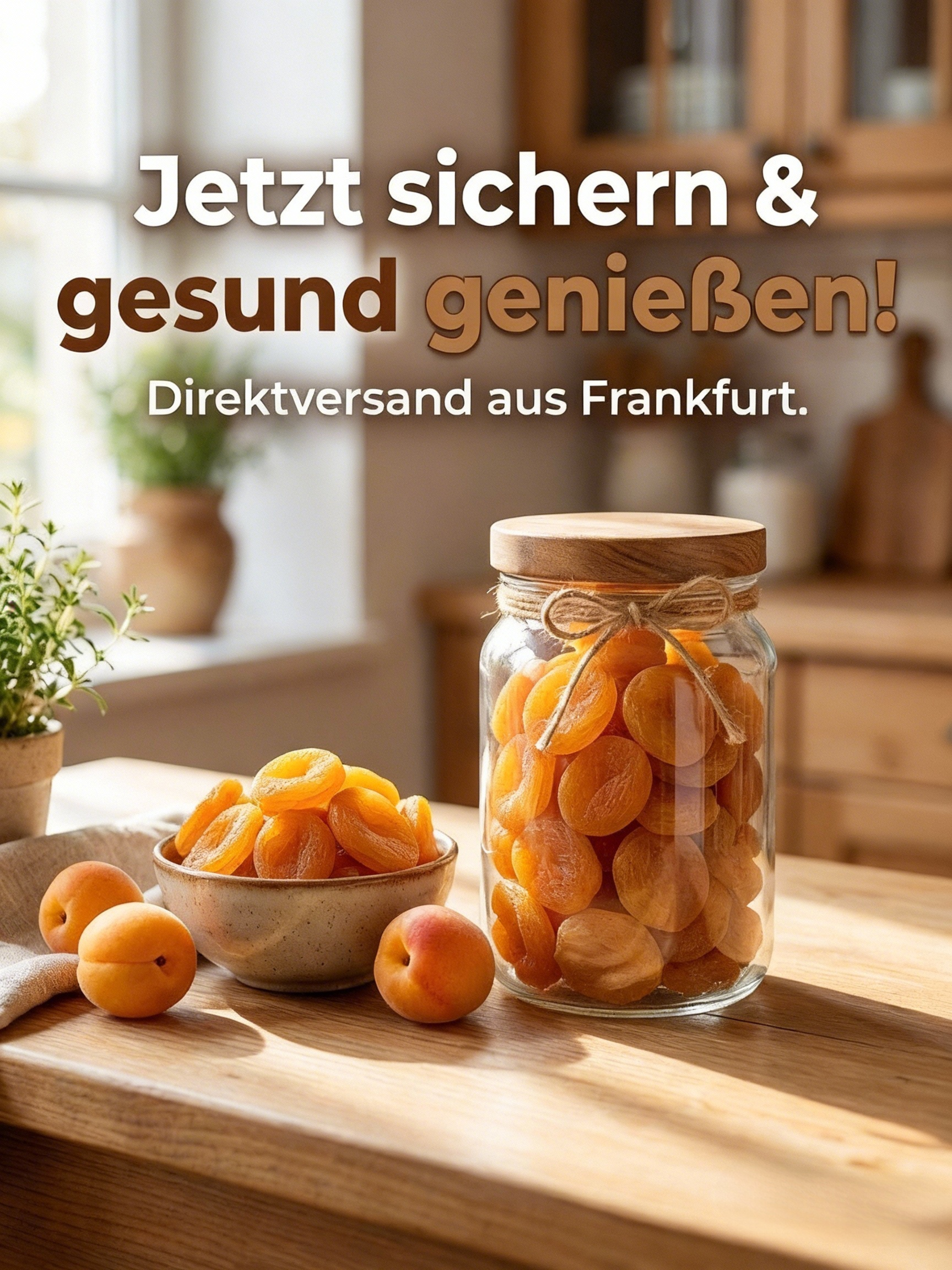 【Von Herz-Kreislauf-Spezialisten empfohlen】 Bayerns Spezialität: Getrocknete Aprikosen