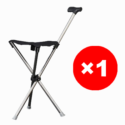 Klappbarer Krückenstuhl für den Außenbereich