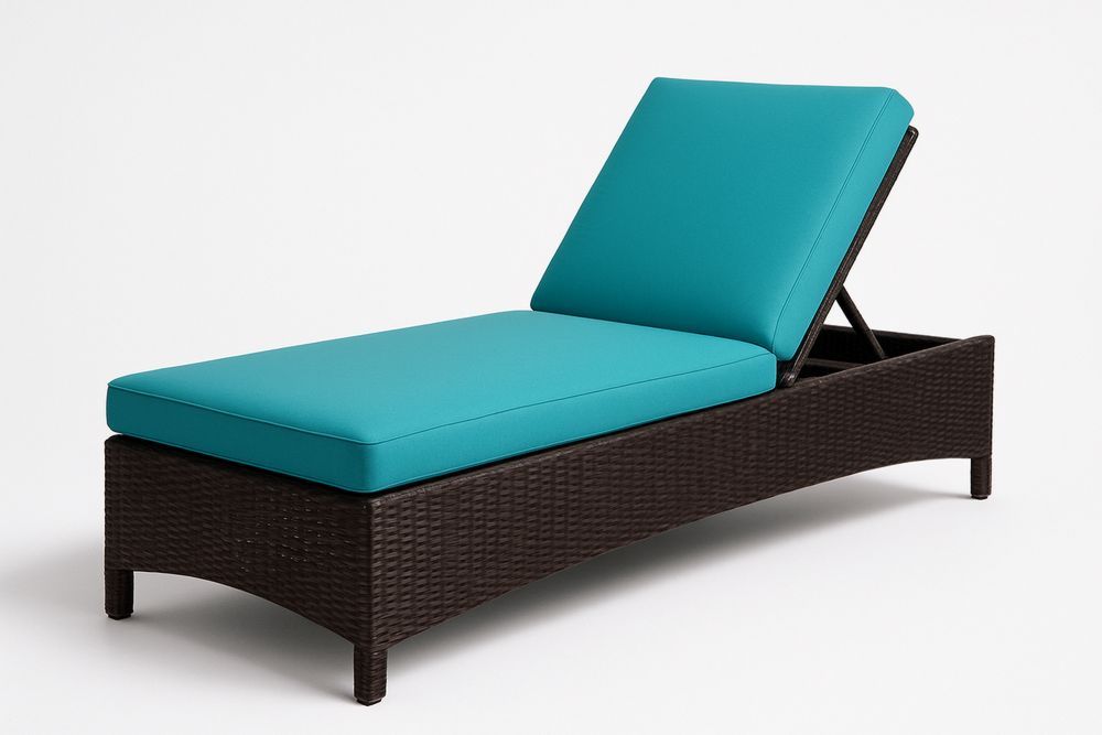 Aurinkotuoli polyrottinki sininen pehmusteet-lumiaurorahaven