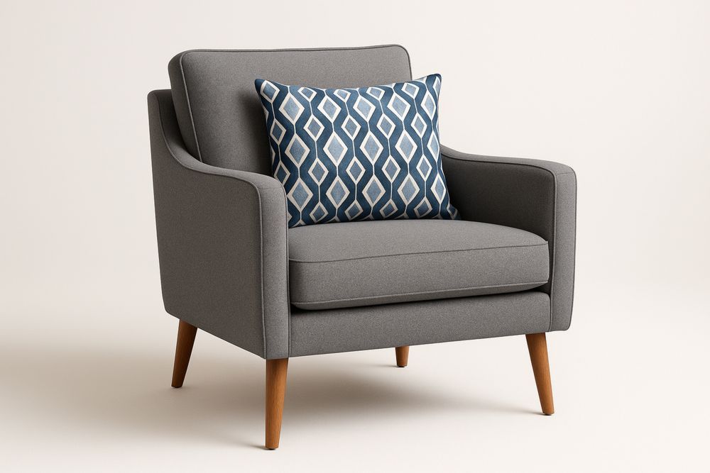 Harmaa Leveänojatuoli Puu-lumiaurorahaven