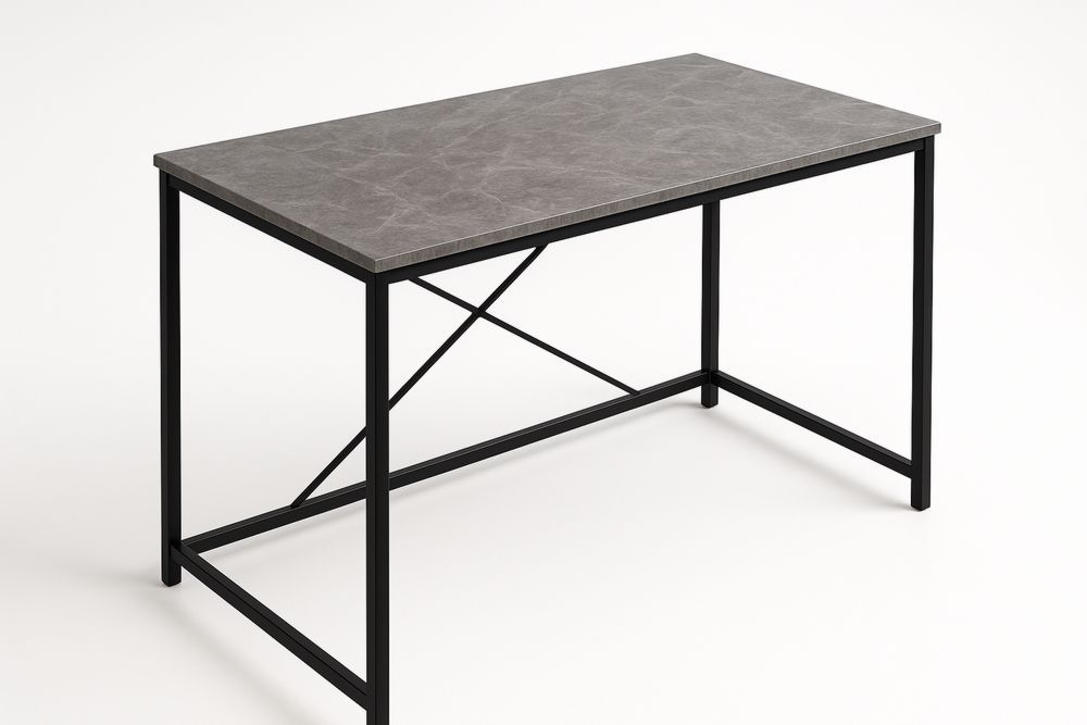 Työpöytä MDF-metalli Harmaa 120x60x75 cm-lumiaurorahaven