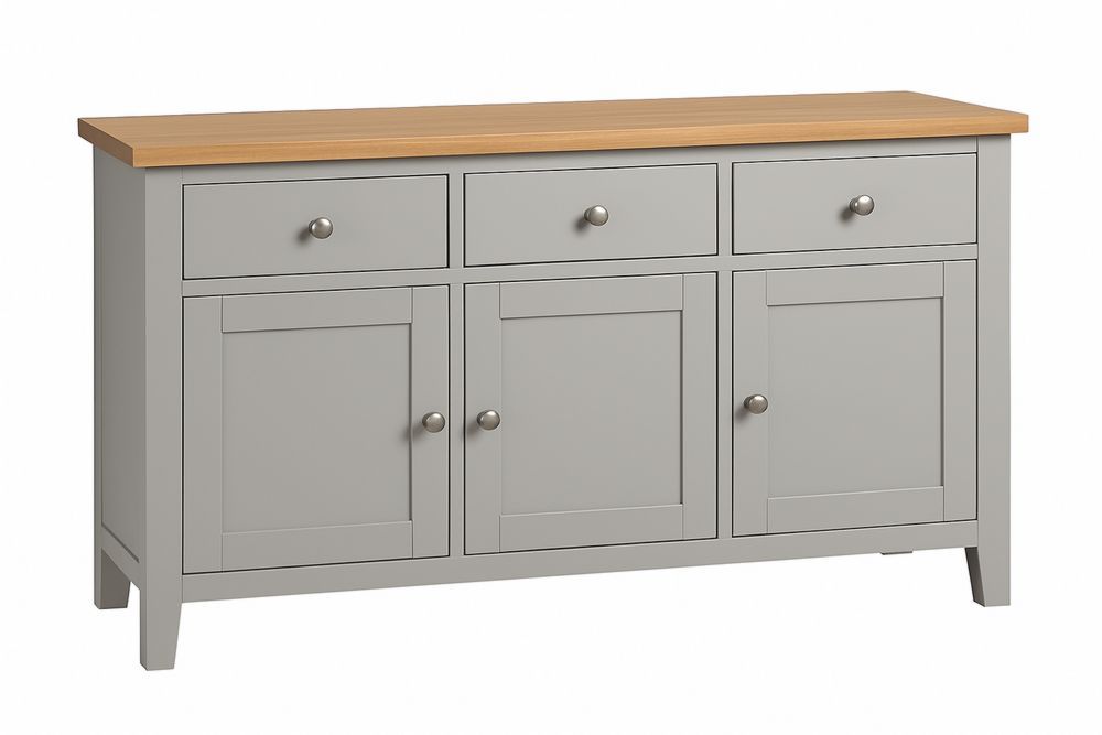 Senkki MDF ja tammi harmaa 120x35x80 cm-lumiaurorahaven