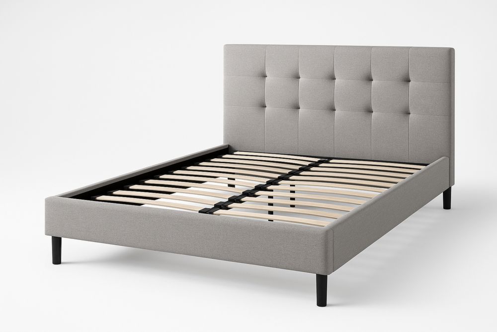 Kangas-sängynrunko harmaa 200x160 cm puurunko metallijalat-lumiaurorahaven