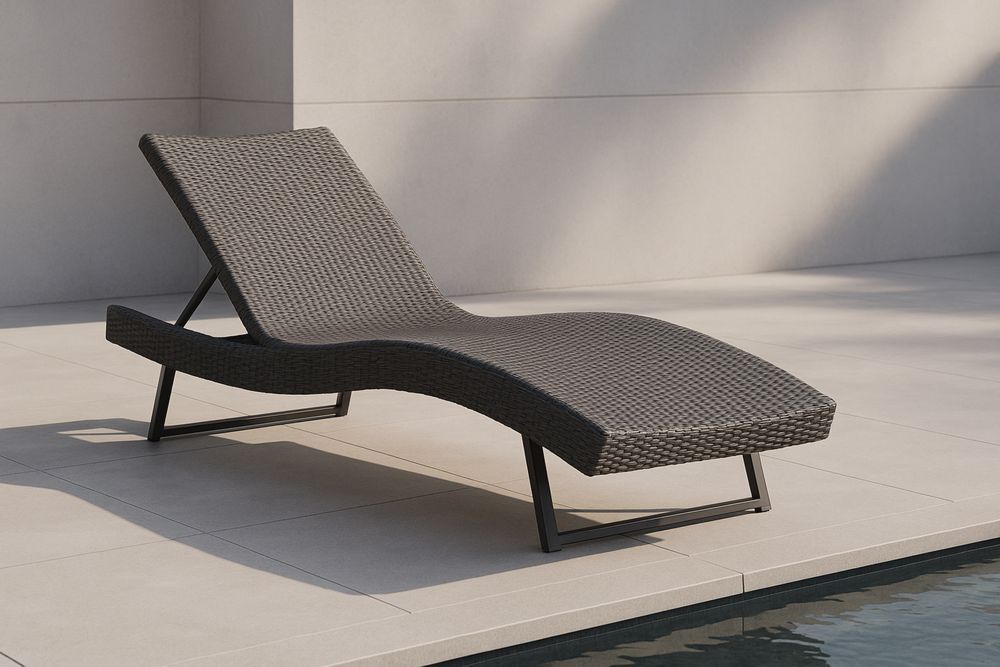 Polyrottinki Aurinkotuoli Säädettävä Ruskea Metalli-lumiaurorahaven