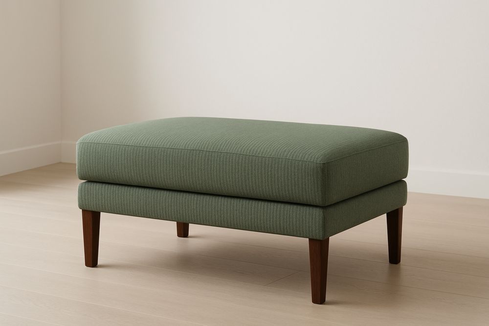 Vihreä kangas rahin suorakulmainen puujalat-lumiaurorahaven