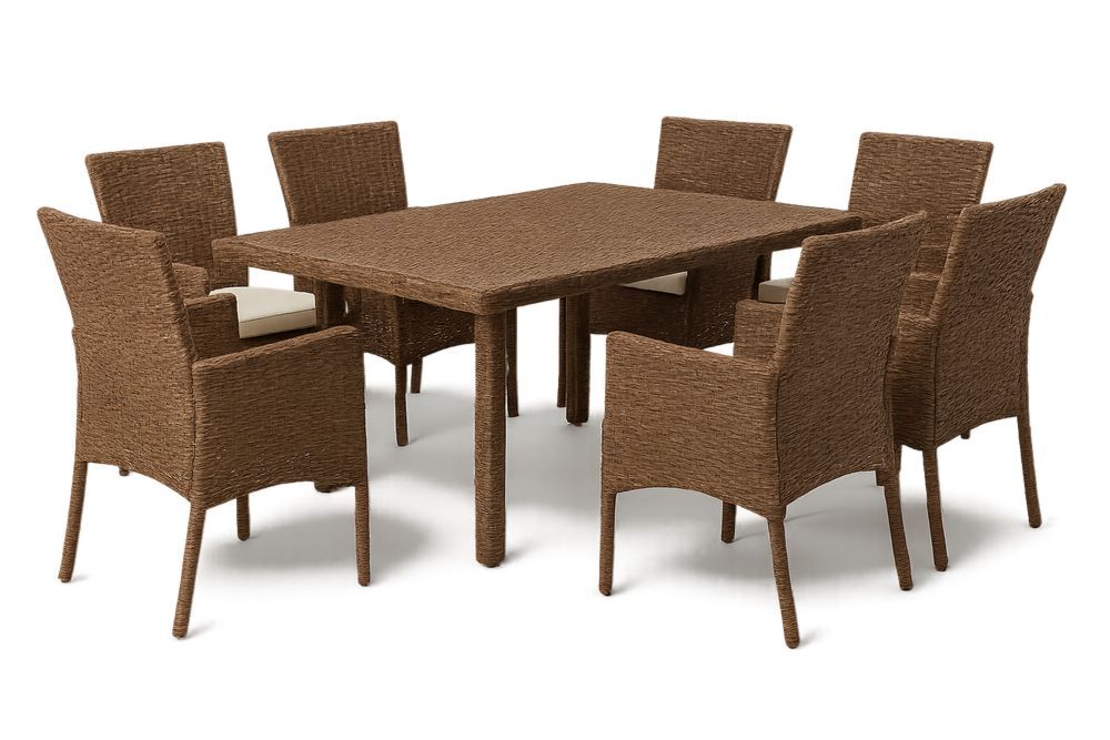 Polyrottinki Ruokailuryhmä 6 Tuolilla-lumiaurorahaven