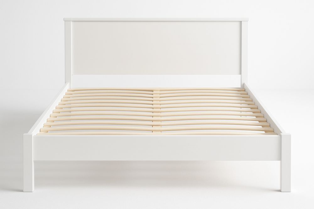 Valkoinen sänky MDF ja koivu 160x200 cm-lumiaurorahaven