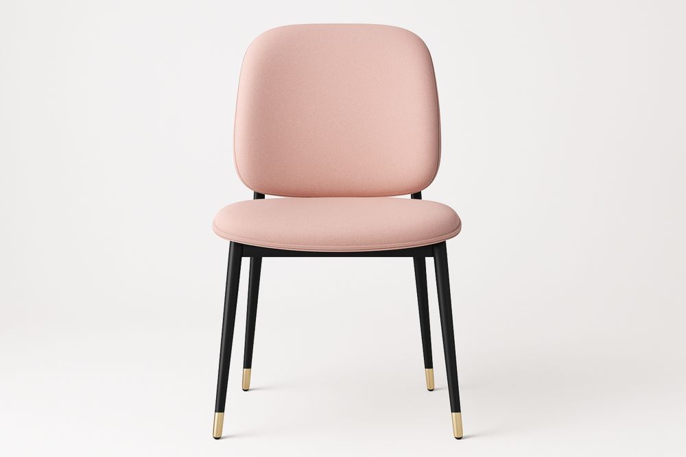 Metallijalkainen Samettituoli Vaaleanpunainen-lumiaurorahaven