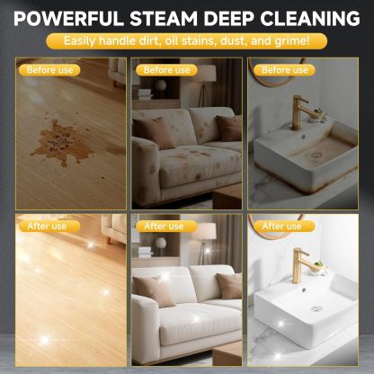 3-Level Adjustable Handle Steam Cleaner