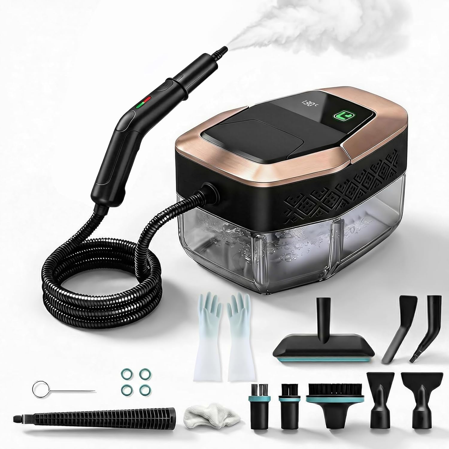 Adjustable Pressurized Steam Cleaner for Home
