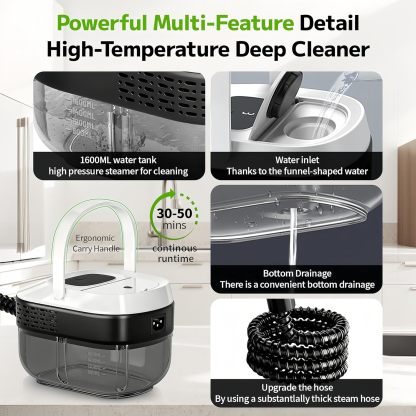 Pressurized Handheld Steam Cleaner