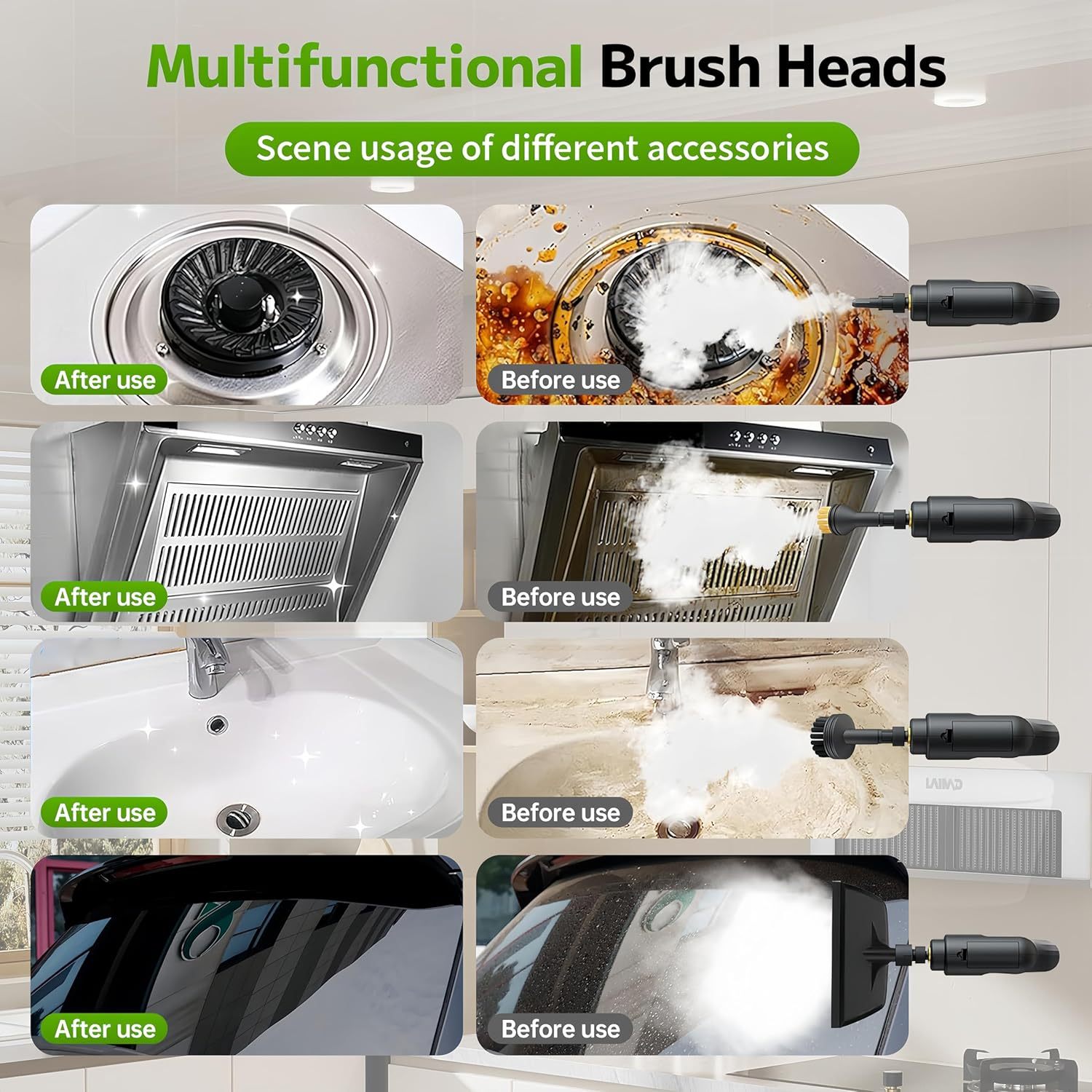 Pressurized Handheld Steam Cleaner