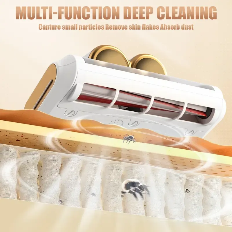 Mattress Vacuum Cleaner, Bed Vacuum with 13000pa Powerful Suction 253.7nm UV-C Light