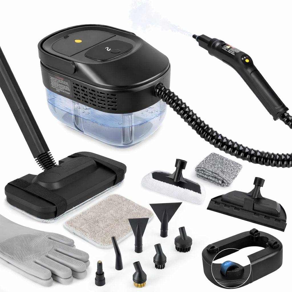 3-Level Adjustable Handle Steam Cleaner