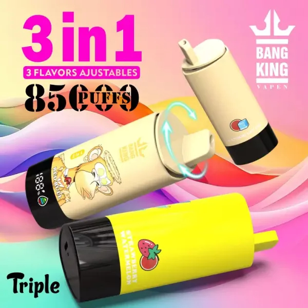 Bang King Triple 85000 puffs 3-in-1 Disposable Vape