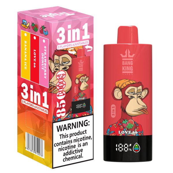 Bang King Triple 85000 puffs 3-in-1 Disposable Vape
