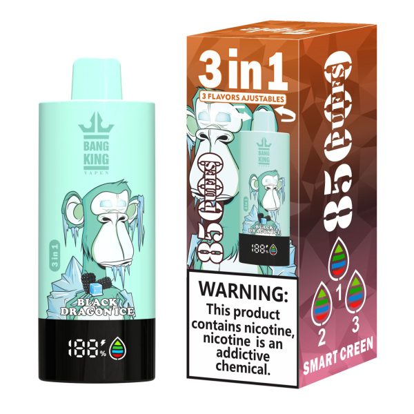 Bang King Triple 85000 puffs 3-in-1 Disposable Vape