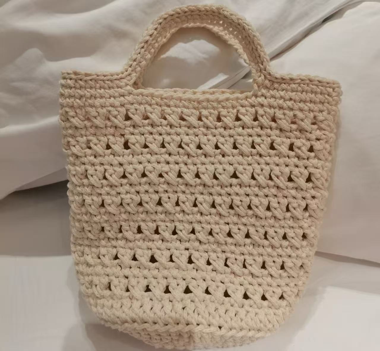 Mini Shopping Basket Handbag