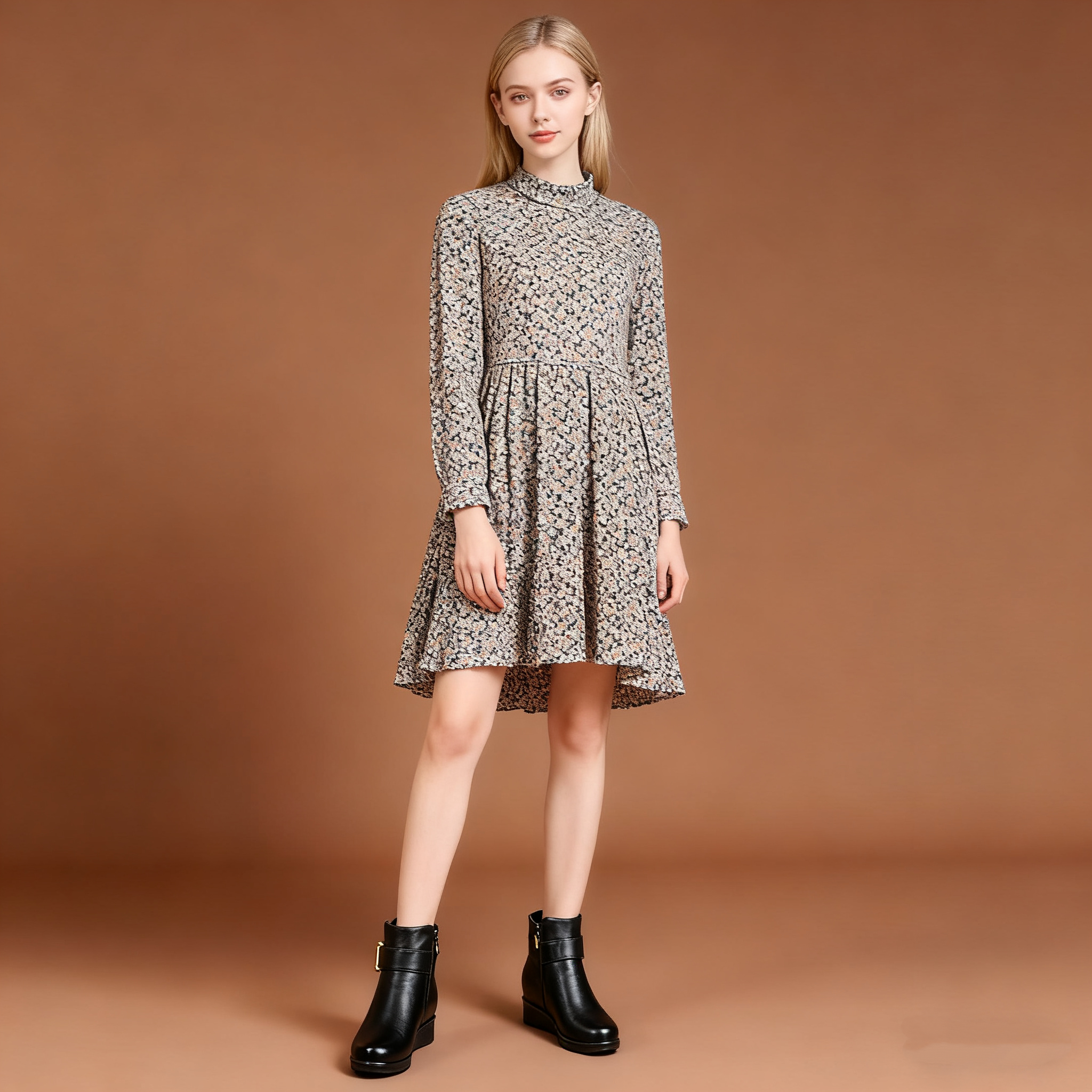 🎉 70% zniżki dzisiaj - nie przegap ⏰ - Miękkie i wygodne damskie skórzane buty wykonane z prawdziwej wełny (wsparcie łuku stopy - ułatwia chodzenie)