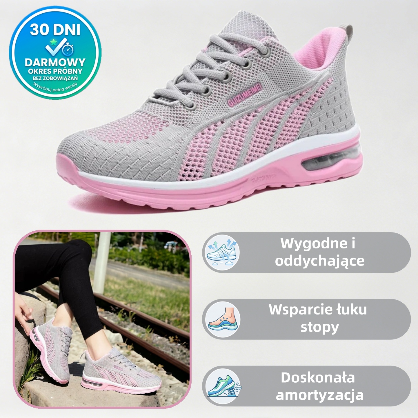 🎉Ostatni dzień! 70% zniżki! ✅ Ortopedyczne obuwie medyczne zaprojektowane specjalnie dla osób z problemami stóp, aby uśmierzyć ból pleców, stawów i stóp.