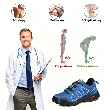 🎉Ostatni dzień! 70% zniżki! Nie przegap! ✅ Ergonomicznie zaprojektowane buty ortopedyczne łagodzące ból pleców, stawów i stóp – unisex